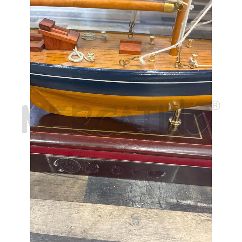 VELIERO LEGNO BORDO BLU | Mercatino dell'Usato Montesilvano 3
