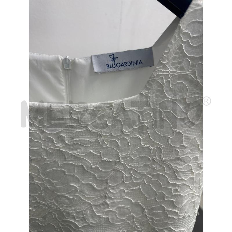 VESTITO BAMBINA BIANCO PIZZO BLU GARDINIA COMUNIONE | Mercatino dell'Usato Montesilvano 2