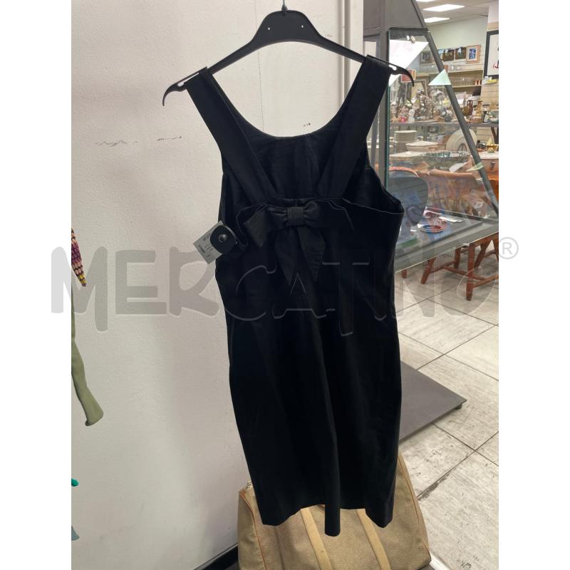 VESTITO DO27NNA MARELLA NERO FIOCCO SCHIENA SMANICATO | Mercatino dell'Usato Montesilvano 2