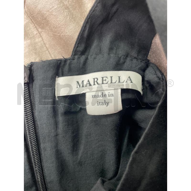VESTITO DO27NNA MARELLA NERO FIOCCO SCHIENA SMANICATO | Mercatino dell'Usato Montesilvano 3