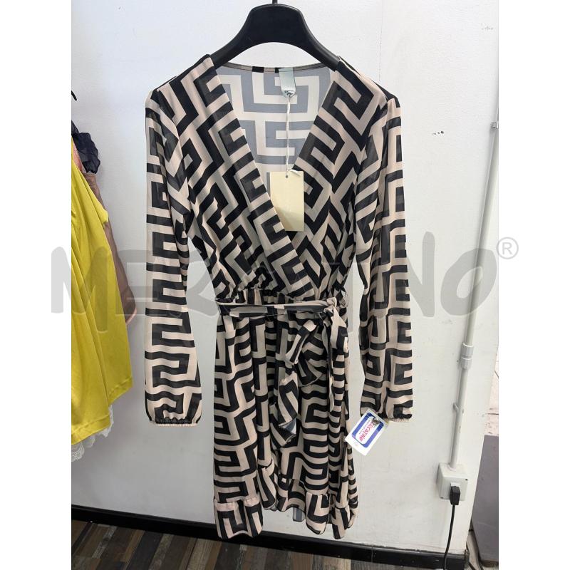VESTITO DONNABEIGE NERO ITALIAN | Mercatino dell'Usato Montesilvano 1