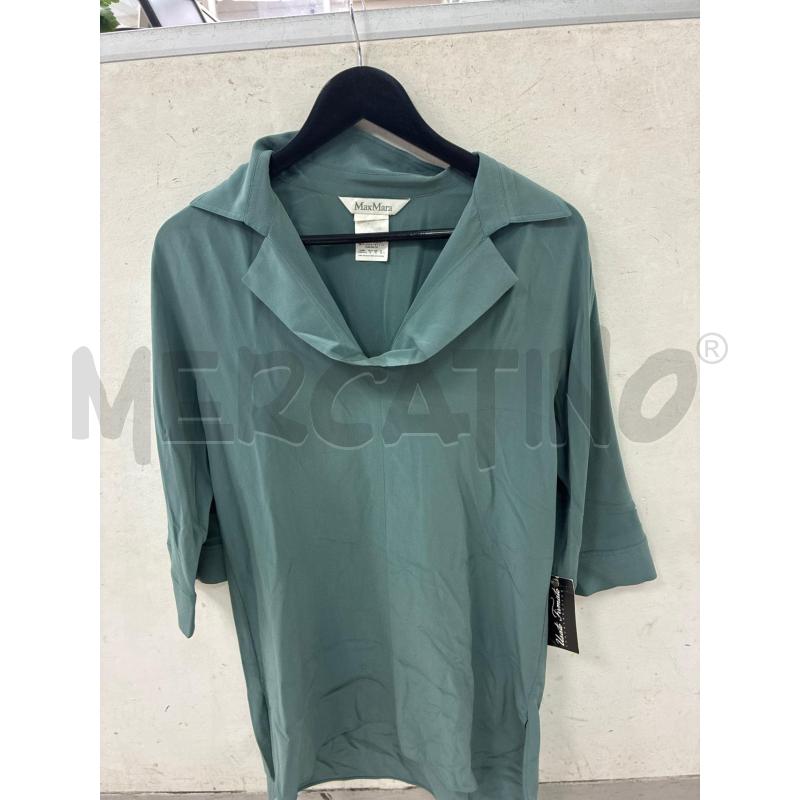 VESTITO DONNA / CAMICIA LUNGA MAX MARA VERDE | Mercatino dell'Usato Montesilvano 1