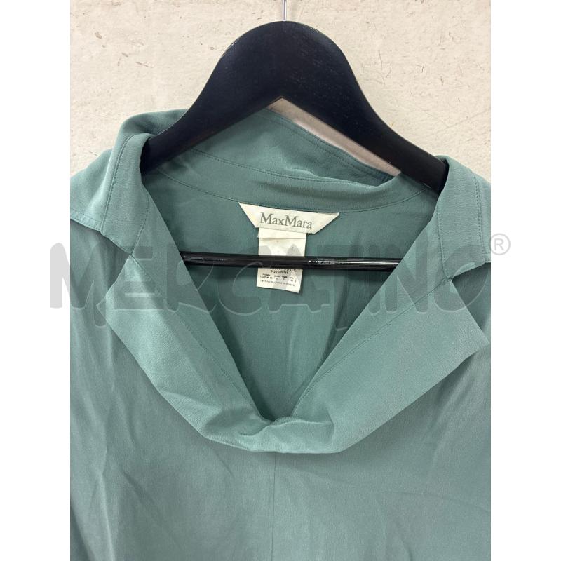 VESTITO DONNA / CAMICIA LUNGA MAX MARA VERDE | Mercatino dell'Usato Montesilvano 2