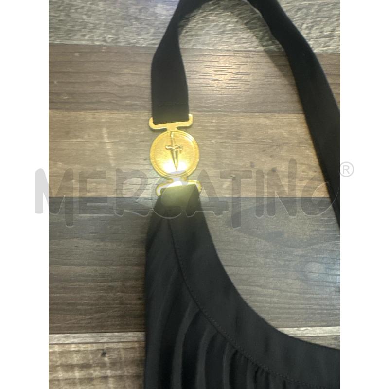 VESTITO DONNA 4 US PACIOTTI NERO PLISETTATO LUNGO | Mercatino dell'Usato Montesilvano 2
