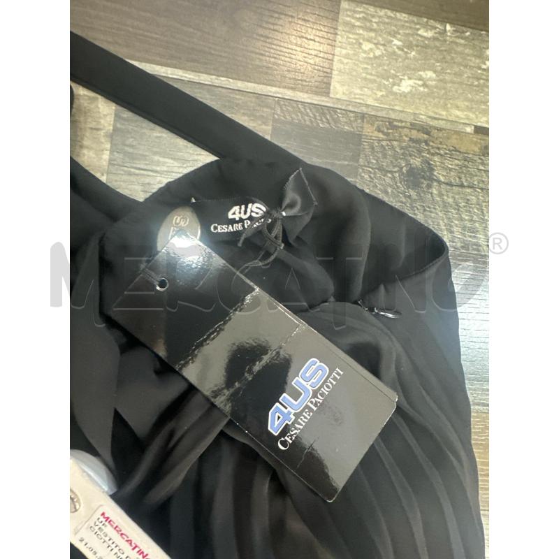 VESTITO DONNA 4 US PACIOTTI NERO PLISETTATO LUNGO | Mercatino dell'Usato Montesilvano 3