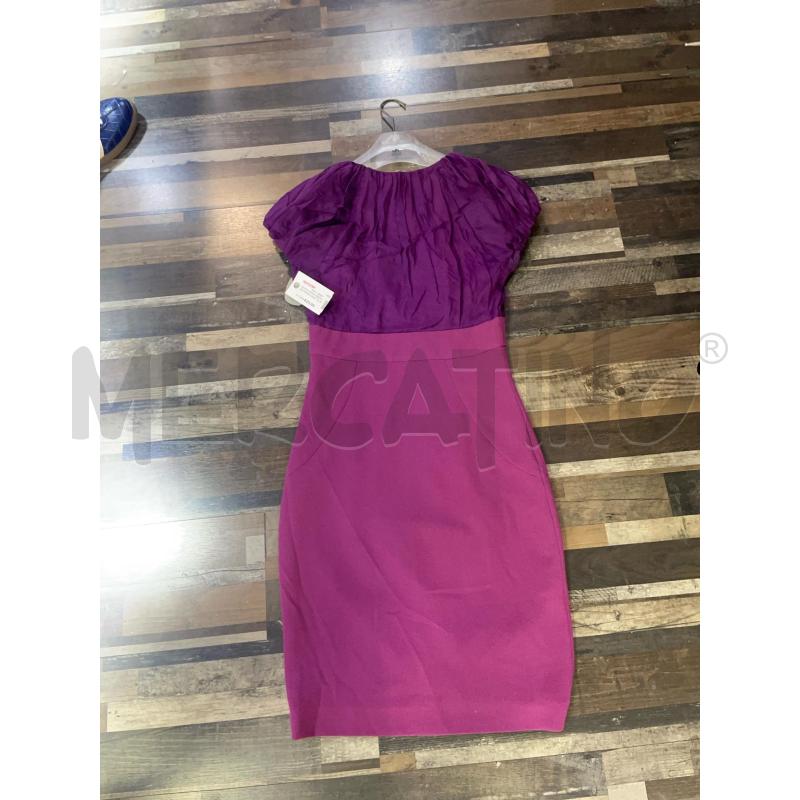 VESTITO DONNA ADELE FADO FUKSIA SMANICATO SCOLLO V | Mercatino dell'Usato Montesilvano 3