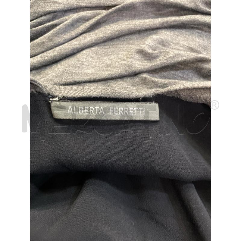 VESTITO DONNA ALBERTA FERRETTI GRIGIO NERO SOPRA ARRICCIATO | Mercatino dell'Usato Montesilvano 3