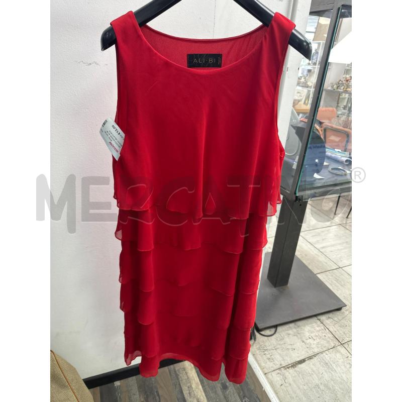 VESTITO DONNA ALI BI ROSSO VELATO ROSSO  | Mercatino dell'Usato Montesilvano 1