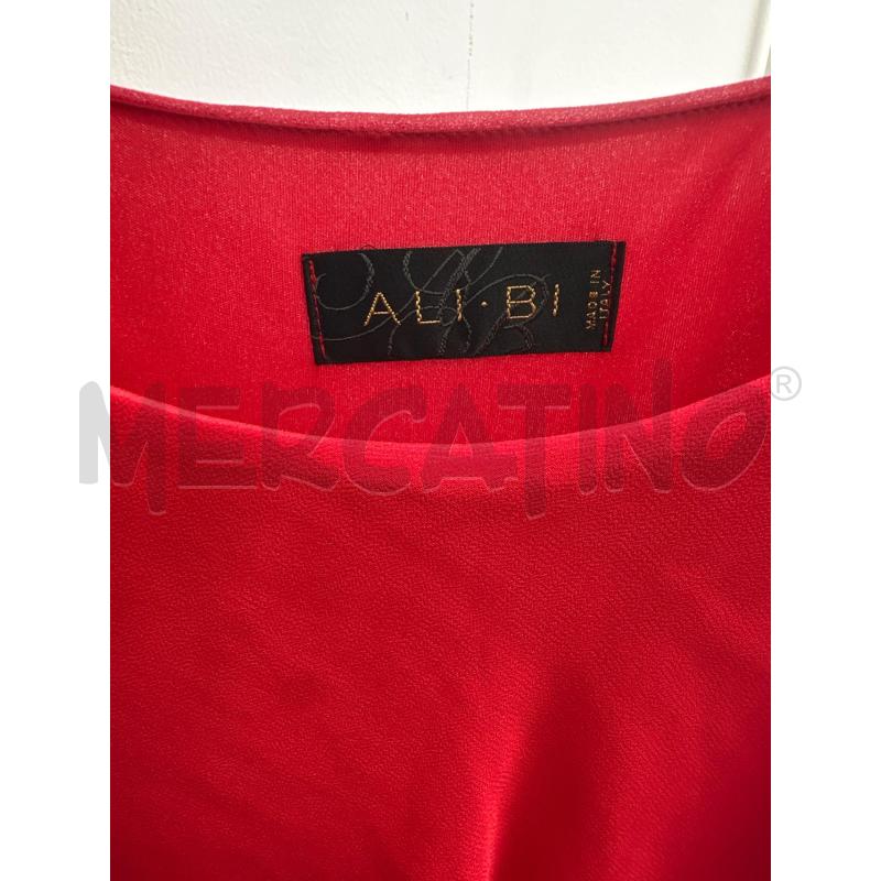 VESTITO DONNA ALI BI ROSSO VELATO ROSSO  | Mercatino dell'Usato Montesilvano 2