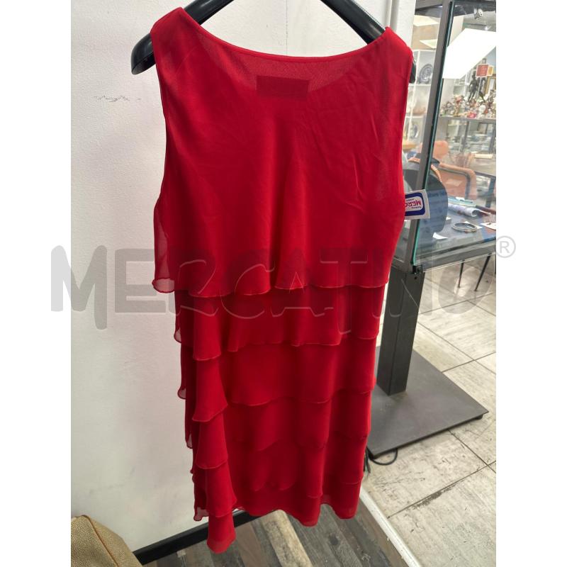 VESTITO DONNA ALI BI ROSSO VELATO ROSSO  | Mercatino dell'Usato Montesilvano 3