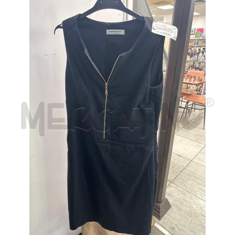 VESTITO DONNA ANGELO MARANI NERO TUBINO  | Mercatino dell'Usato Montesilvano 1