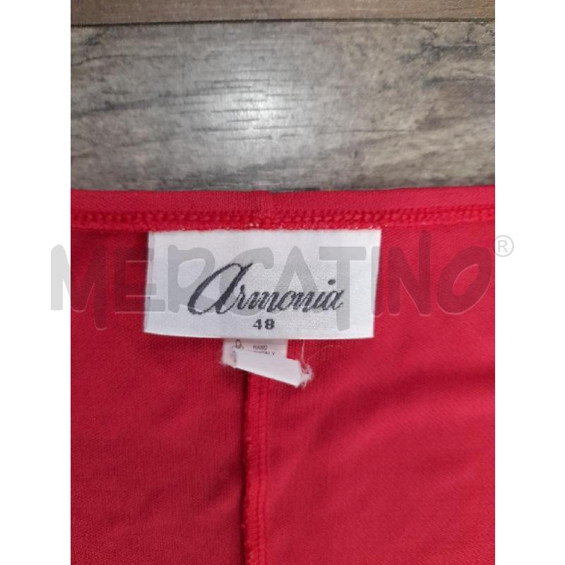 VESTITO DONNA ARMONIA ROSSO TG 48 | Mercatino dell'Usato Montesilvano 2