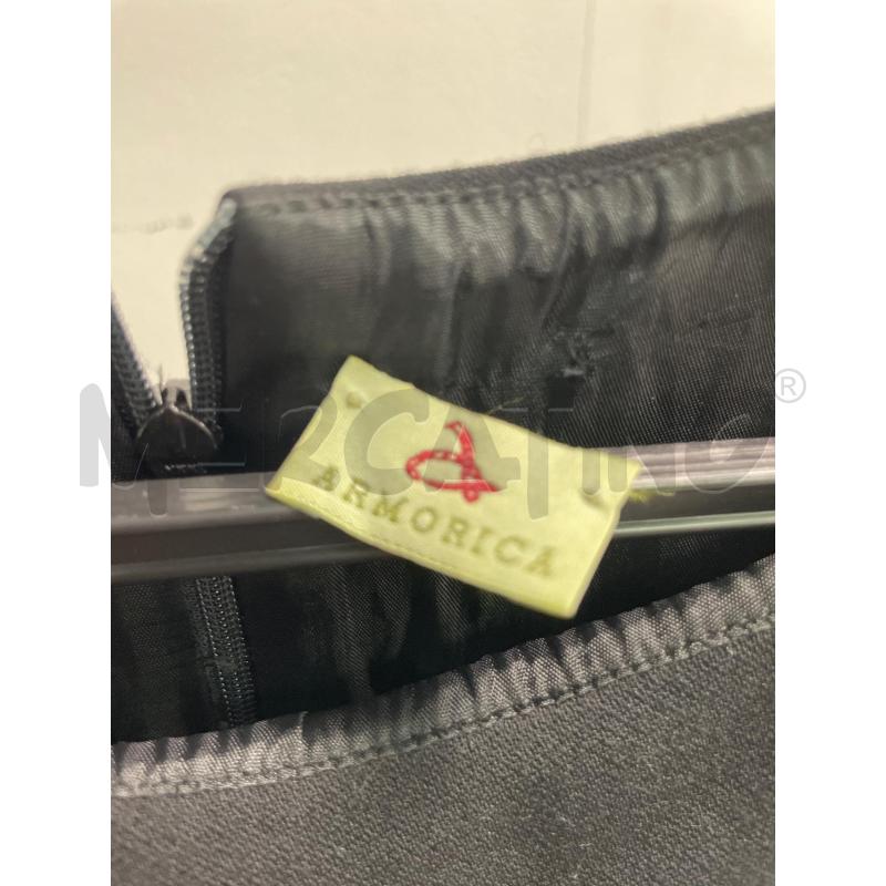 VESTITO DONNA ARMORICA NERO FASCE VELLUTO  | Mercatino dell'Usato Montesilvano 2