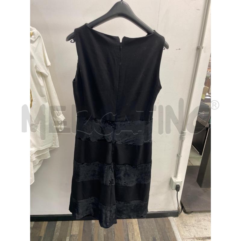 VESTITO DONNA ARMORICA NERO FASCE VELLUTO  | Mercatino dell'Usato Montesilvano 3