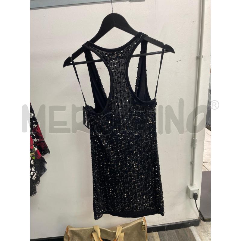 VESTITO DONNA BETTY BLUE NERO PAILLETTES  | Mercatino dell'Usato Montesilvano 3
