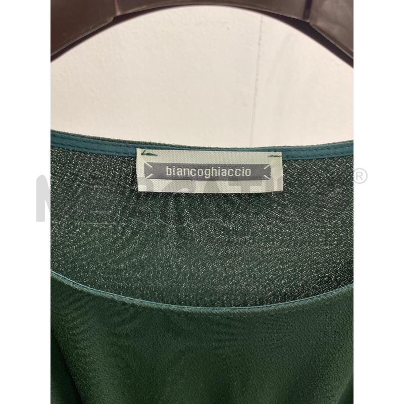VESTITO DONNA BIANCOGHIACCIO VERDE LUNGO | Mercatino dell'Usato Montesilvano 3