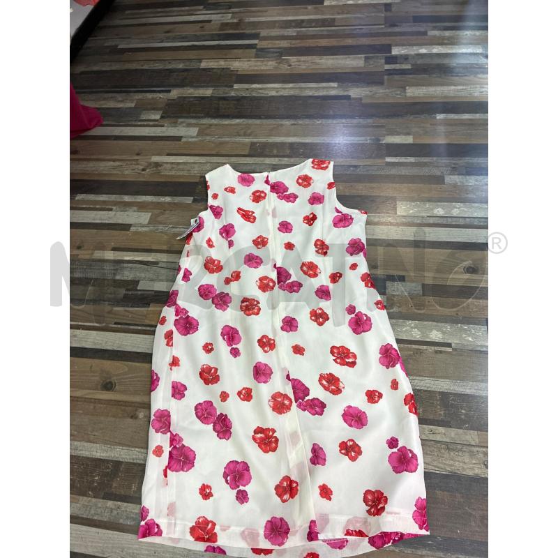 VESTITO DONNA BIANCO FIORI ROSA SENSE | Mercatino dell'Usato Montesilvano 3