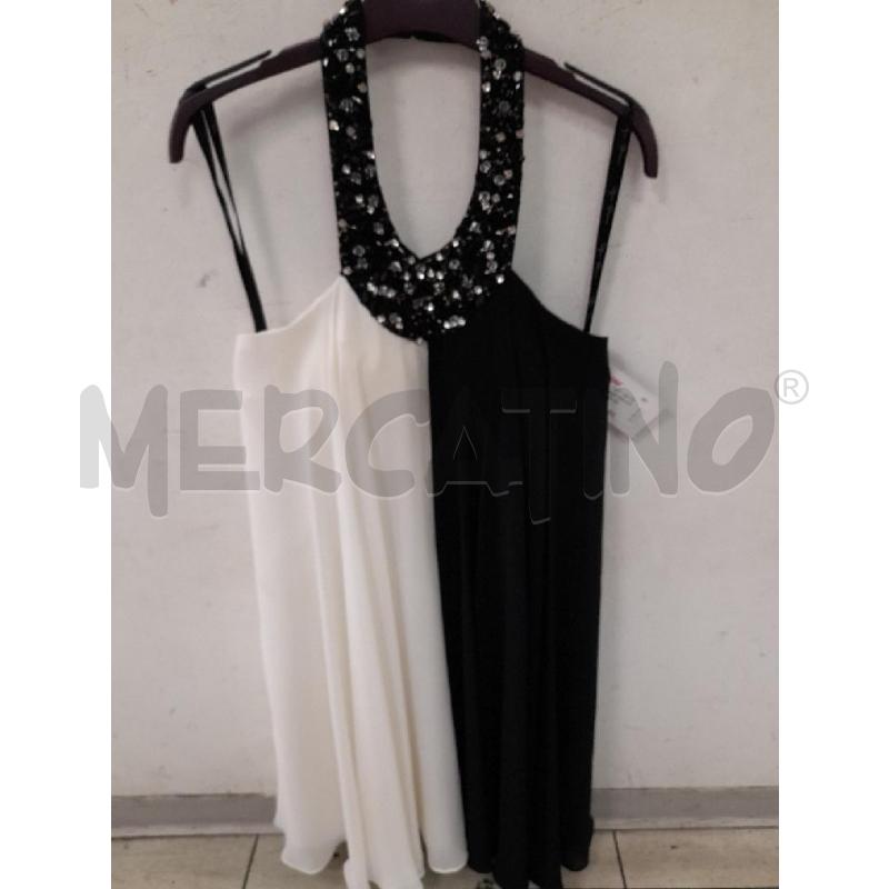 VESTITO DONNA BIANCO NERO VITTORIO ROMANO TG 42 | Mercatino dell'Usato Montesilvano 1