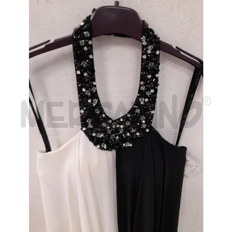 VESTITO DONNA BIANCO NERO VITTORIO ROMANO TG 42 | Mercatino dell'Usato Montesilvano 2