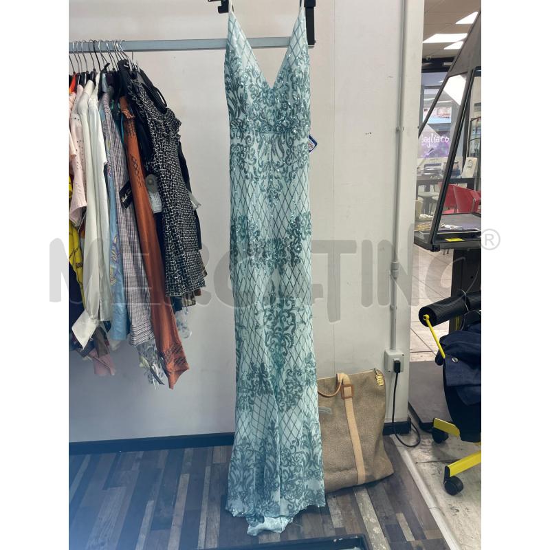 VESTITO DONNA BIANCO PAILLETTES AZZURRE MISS ORD  | Mercatino dell'Usato Montesilvano 1