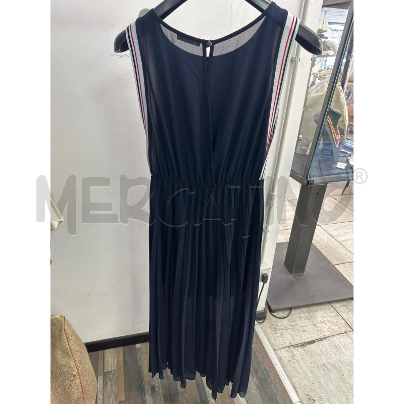 VESTITO DONNA BLU BLU SUSY MIX LUNGO SMANICATO  | Mercatino dell'Usato Montesilvano 3