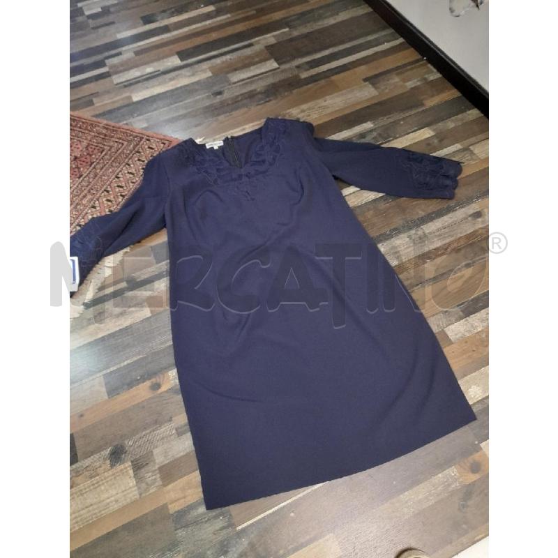 VESTITO DONNA BLU DELIA FERRARI TG 45  | Mercatino dell'Usato Montesilvano 1