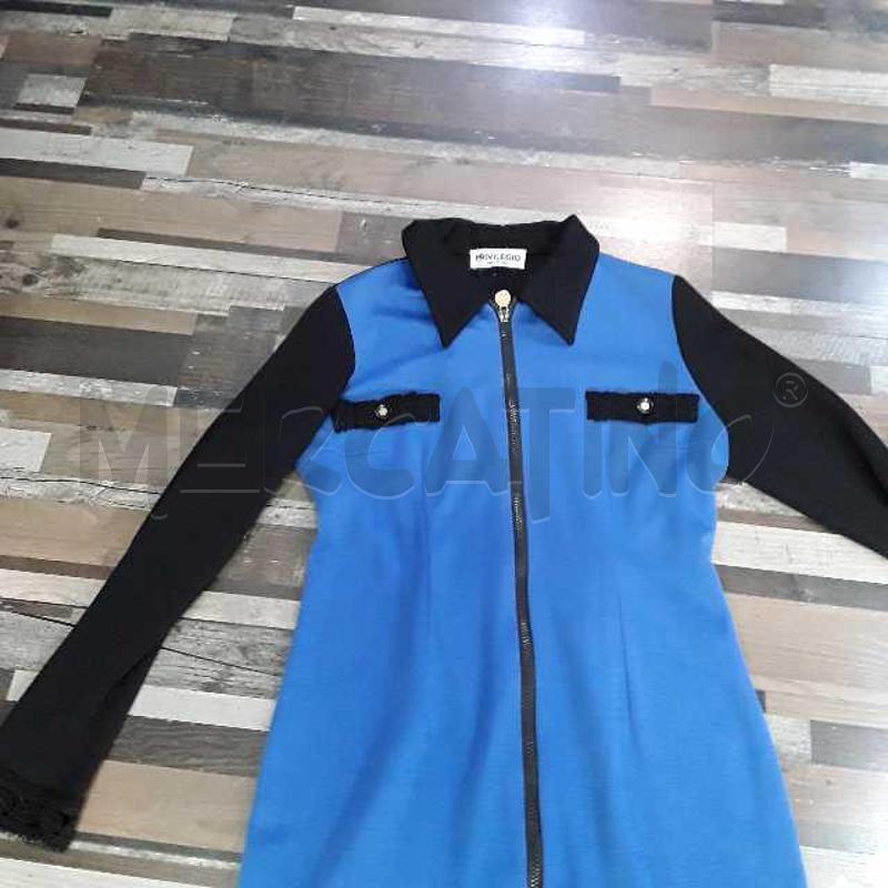 VESTITO DONNA BLU NERO PRIVILEGIO  | Mercatino dell'Usato Montesilvano 2