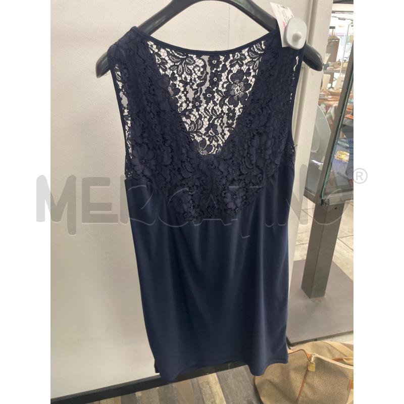 VESTITO DONNA BLU SMARCHIATO PIZZO SCHIENA SMANICATO | Mercatino dell'Usato Montesilvano 2