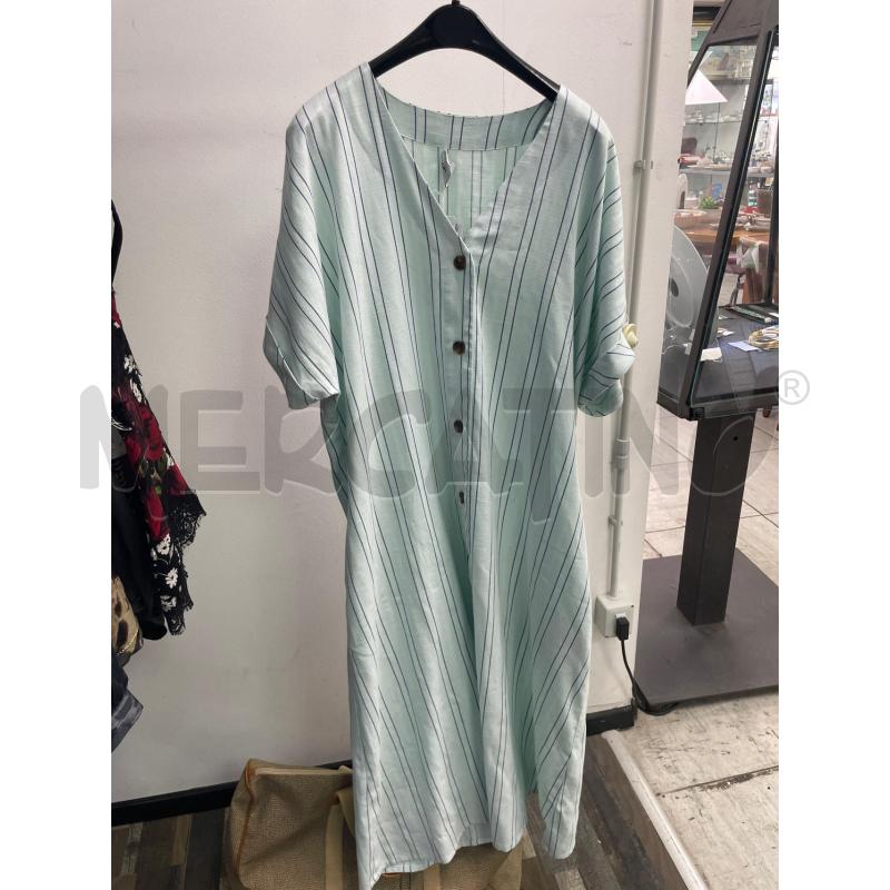 VESTITO DONNA CELESTE RIGA BLU ICHI | Mercatino dell'Usato Montesilvano 1