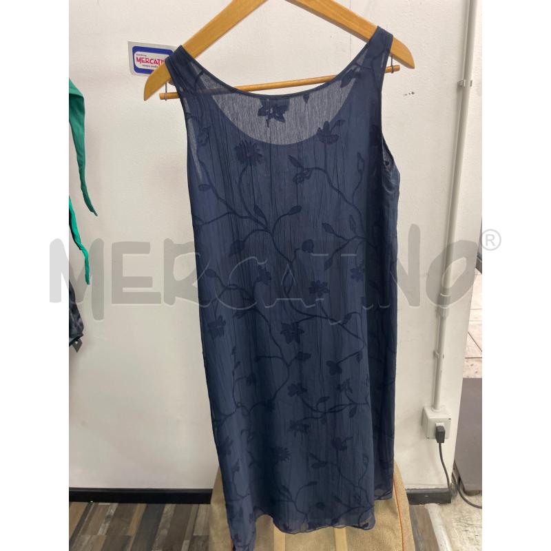 VESTITO DONNA COLMAR BLU LEGGERO FIORI RICAMATI | Mercatino dell'Usato Montesilvano 3