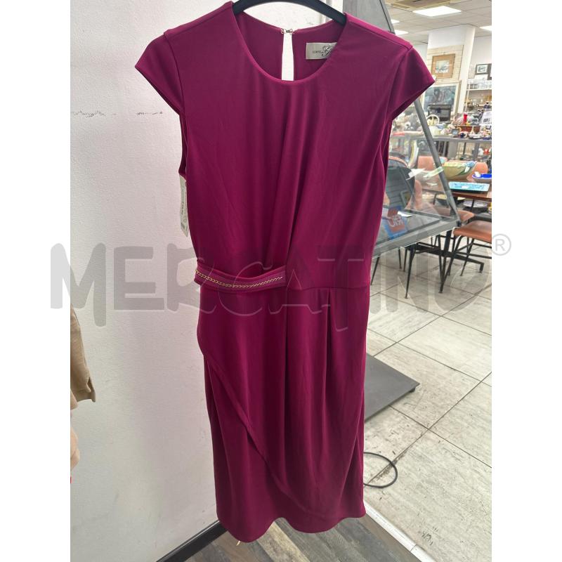 VESTITO DONNA CORTE DEI GONZAGA FUKSIA CATENINA DORATA | Mercatino dell'Usato Montesilvano 1
