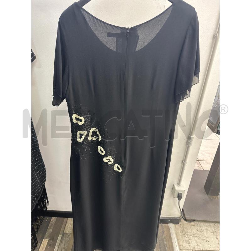 VESTITO DONNA CORTE DEI GONZAGA NERO PALLETTES  | Mercatino dell'Usato Montesilvano 3