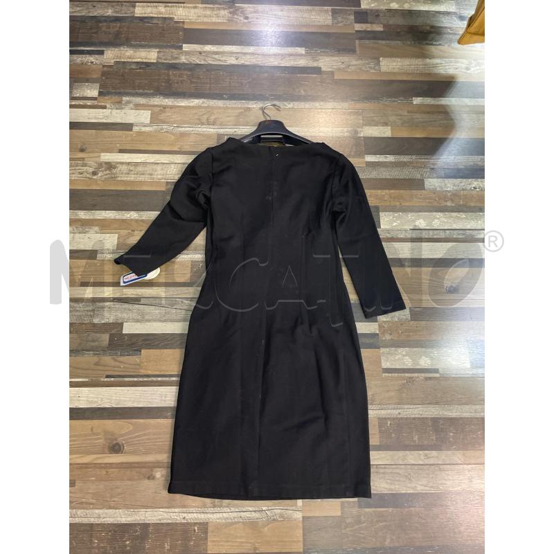 VESTITO DONNA CRISTINA EFFE NERO SCOLLO V FIOCCHETTO | Mercatino dell'Usato Montesilvano 3