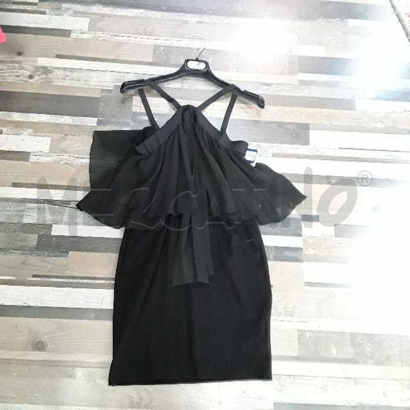 VESTITO DONNA DENNY ROSE NERO NERO SSOPRA VELATO ADERENTE | Mercatino dell'Usato Montesilvano 1