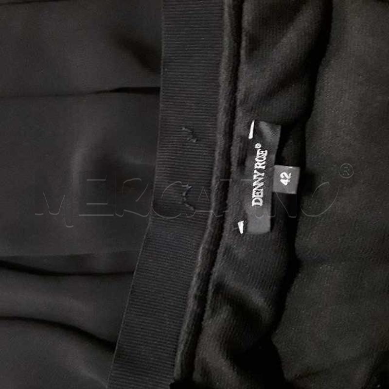 VESTITO DONNA DENNY ROSE NERO NERO SSOPRA VELATO ADERENTE | Mercatino dell'Usato Montesilvano 3