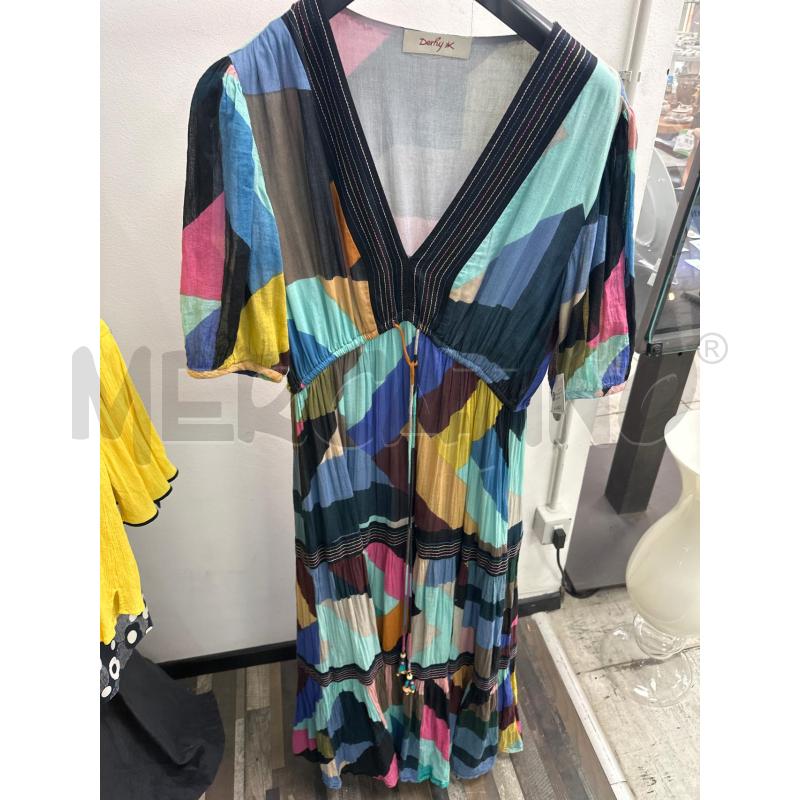 VESTITO DONNA DERHY MULTICOLOR LUNGO | Mercatino dell'Usato Montesilvano 1
