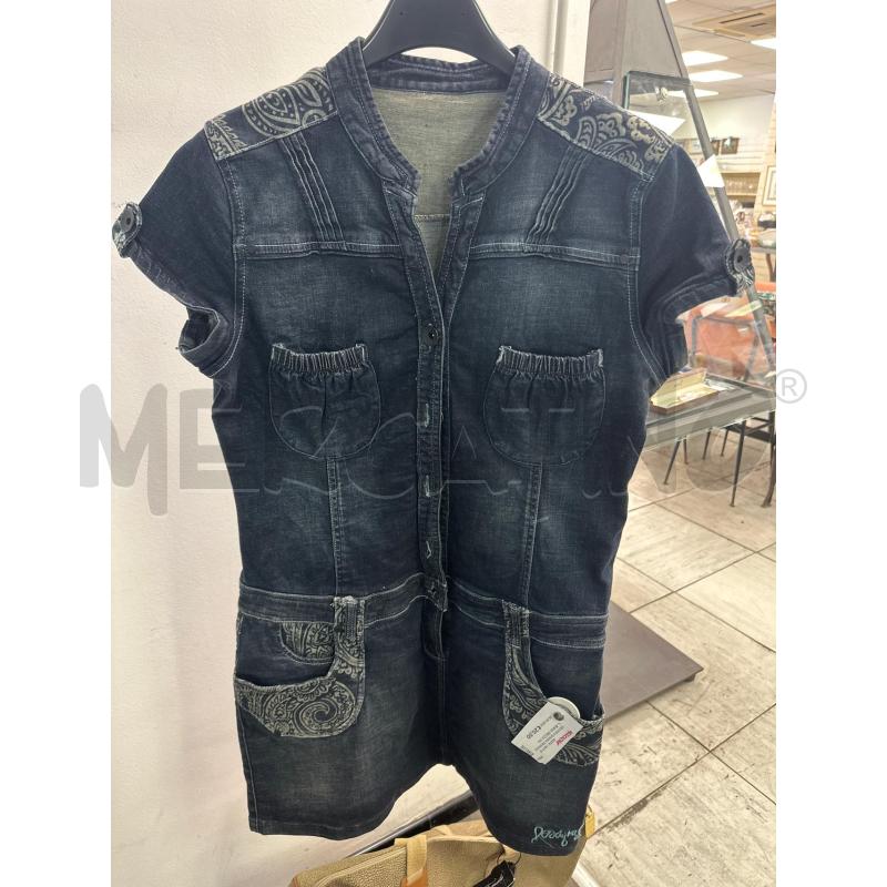 VESTITO DONNA DESIGUAL JEANS MEZZA MANICA | Mercatino dell'Usato Montesilvano 1