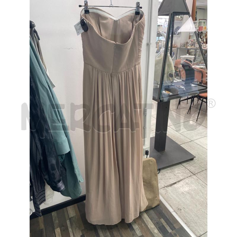 VESTITO DONNA DESSY COLLECTION BEIGE ELEGANTE SCOLLO CUORE | Mercatino dell'Usato Montesilvano 2