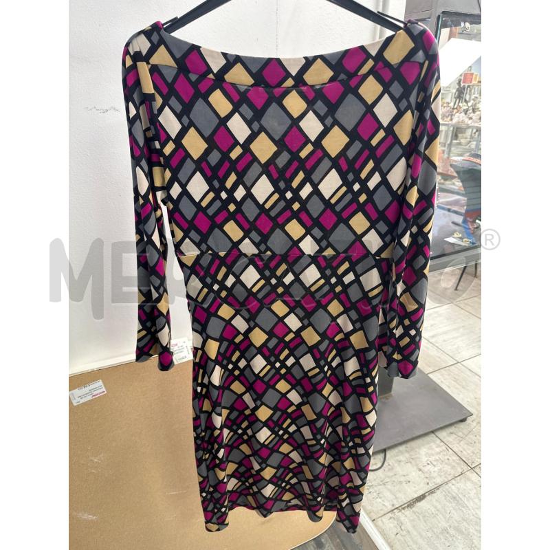 VESTITO DONNA DIANE VON FURSTEMBERG FANTASIA QUADRETTI SETA | Mercatino dell'Usato Montesilvano 3