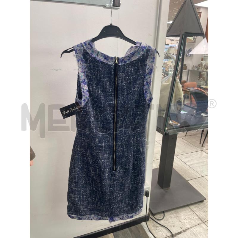 VESTITO DONNA DOLCE GABBANA BLU FIORI LILLA TG40 | Mercatino dell'Usato Montesilvano 1