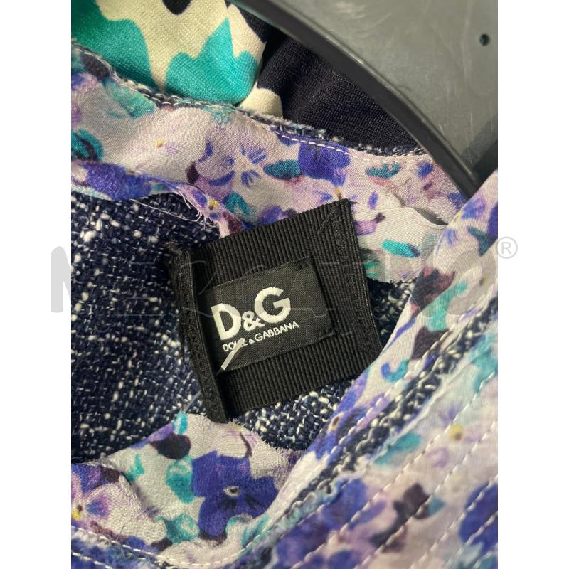 VESTITO DONNA DOLCE GABBANA BLU FIORI LILLA TG40 | Mercatino dell'Usato Montesilvano 2