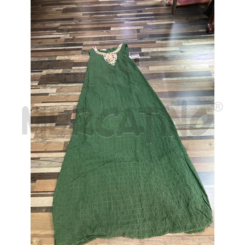 VESTITO DONNA DONDUP VERDE APPICAZIONI TG 40 | Mercatino dell'Usato Montesilvano 1