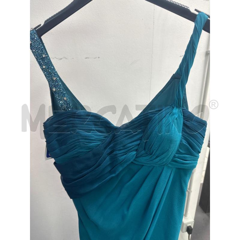 VESTITO DONNA ELEGANTE BRIN DE FEMME AZZURRO BLU DEGRADÈ | Mercatino dell'Usato Montesilvano 2