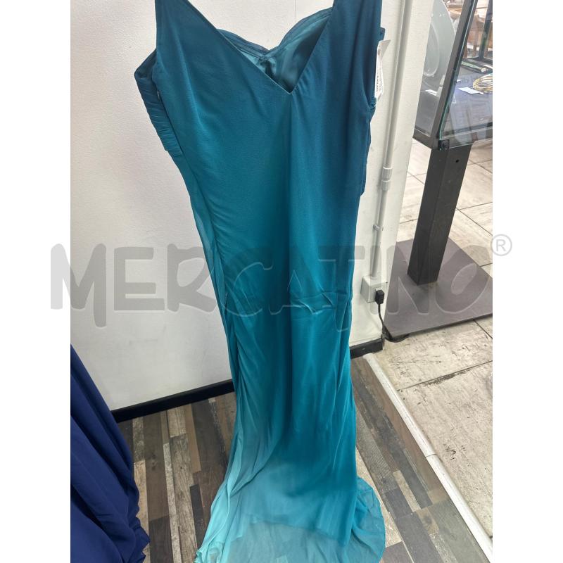 VESTITO DONNA ELEGANTE BRIN DE FEMME AZZURRO BLU DEGRADÈ | Mercatino dell'Usato Montesilvano 4