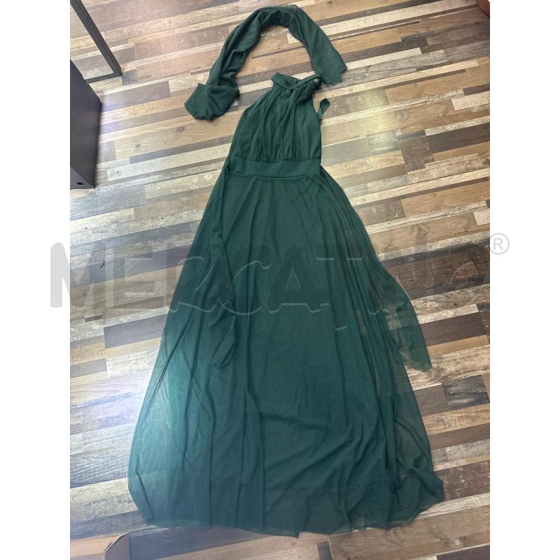 VESTITO DONNA ELEGANTE VALORIALUXE VERDONE+ STOLA | Mercatino dell'Usato Montesilvano 1