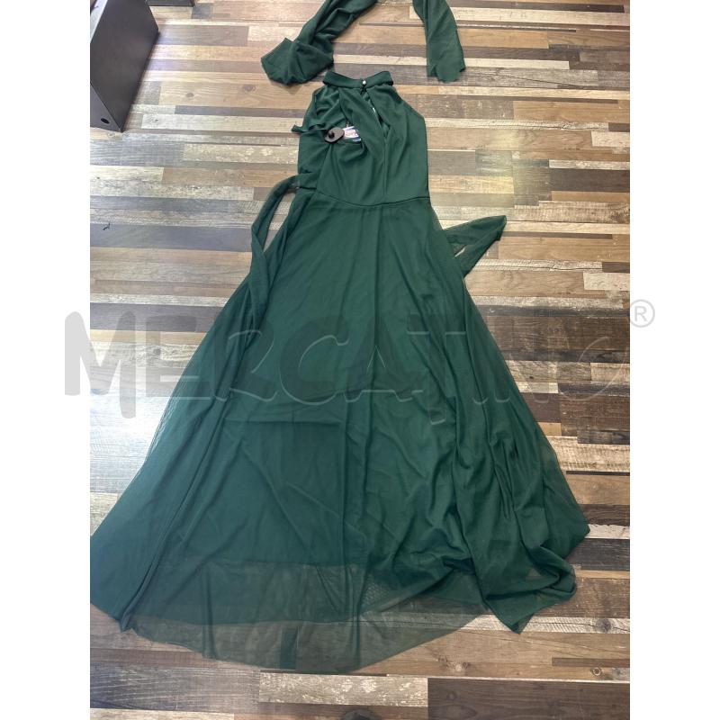 VESTITO DONNA ELEGANTE VALORIALUXE VERDONE+ STOLA | Mercatino dell'Usato Montesilvano 3