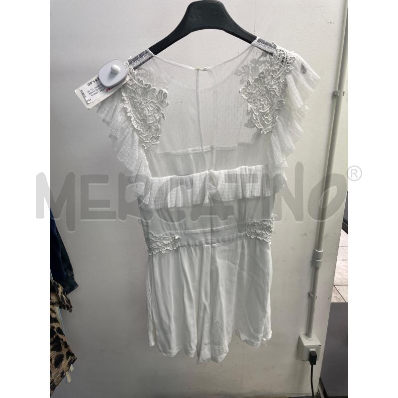 VESTITO DONNA ELISABETTA FRANCHI BIANCO PIZZO MACRAMÈ  | Mercatino dell'Usato Montesilvano 2