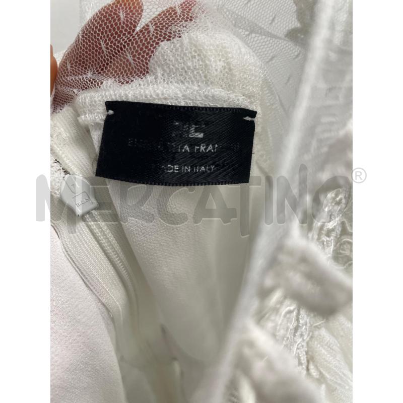 VESTITO DONNA ELISABETTA FRANCHI BIANCO PIZZO MACRAMÈ  | Mercatino dell'Usato Montesilvano 3