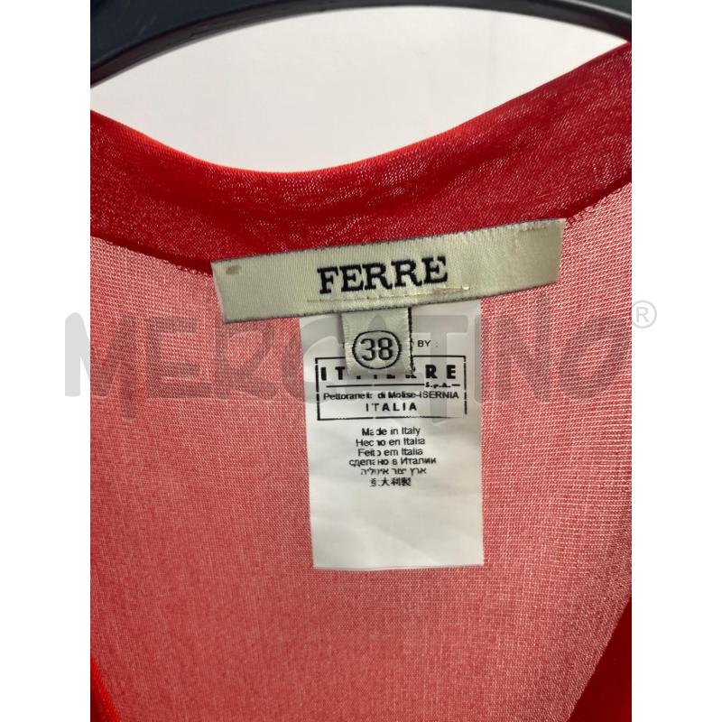 VESTITO DONNA FERRE ROSSO CELESTE TG 38 | Mercatino dell'Usato Montesilvano 2