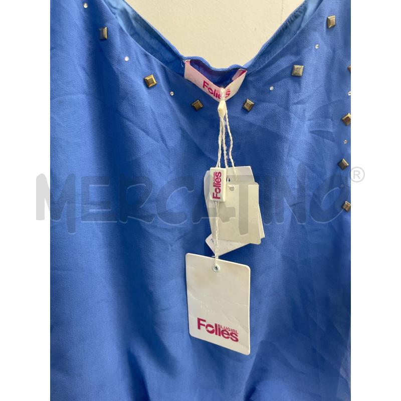 VESTITO DONNA FOLLES BLUGIRL CELESTE TG 44 | Mercatino dell'Usato Montesilvano 2